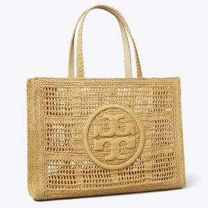 Tory Burch Large Tote Bag with Woven Design